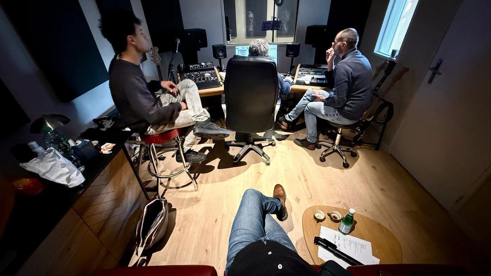 session d'enregistrement studio